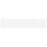 Vidaxl cd-wandschap 100x18x18 cm bewerkt hout wit
