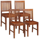 Vidaxl eetkamerstoelen 4 st massief mangohout