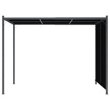 Vidaxl Pergola mit ausziehbarem Dach 3x3 m Anthrazit