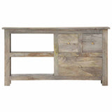 Vidaxl tv-meubel 100x30x55 cm massief mangohout