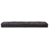 Vidaxl Pallet floor cushion 120x40x7 cm cotton black