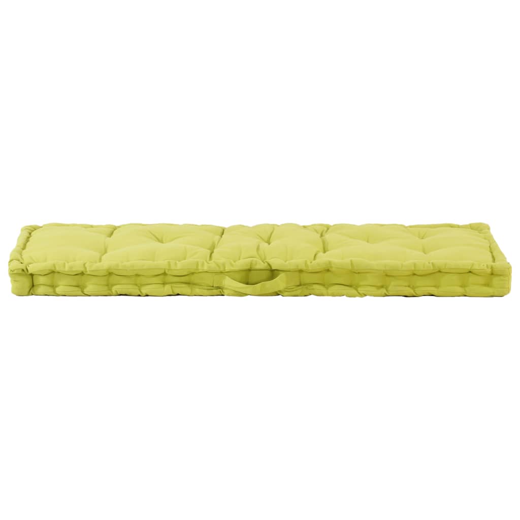 Vidaxl Palettbuedem Cushion 120x4xxx7 cm Koteng gréng