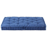 BIDAXL PALLET GOLVDUSHION 120x80x10 cm Bomullsblue