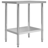 Vidaxl Kitchen Working Table 80x60x85 cm stal nierdzewna