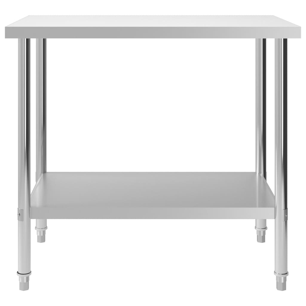 Vidaxl Kitchenwork table 100x60x85 cm Stainless steel