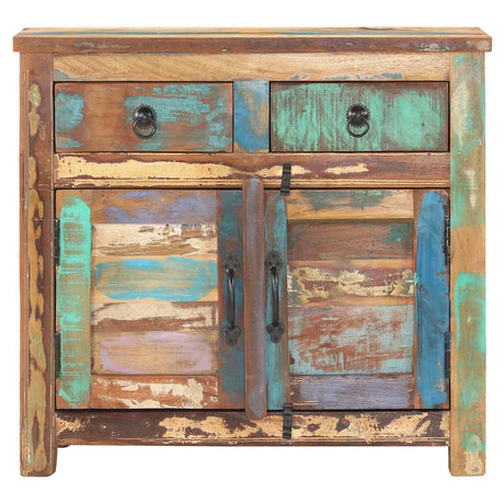Vidaxl dressoir 70x35x65 cm massief gerecycled hout