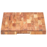 Vidaxl hakblok 50x35x4 cm massief acaciahout