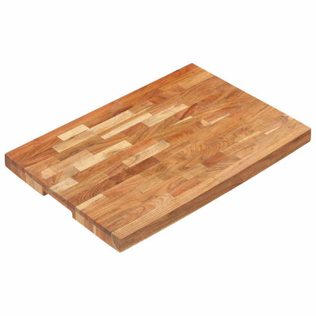 Vidaxl hakblok 60x40x4 cm massief acaciahout