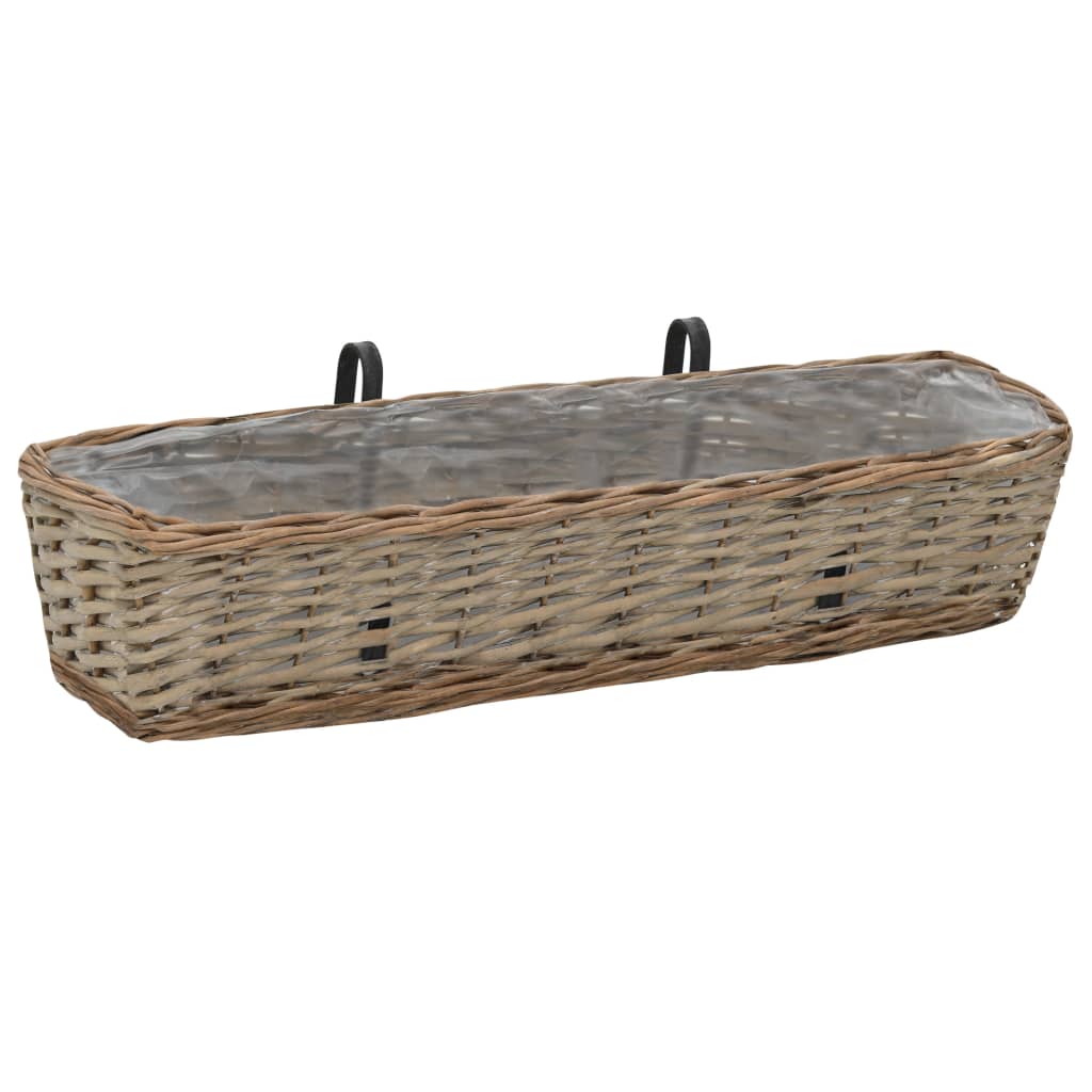 Vidaxl Balkon Bins 2 St 80 cm Wicker mat Pe