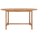 Vidaxl tuintafel 150x76 cm massief teakhout