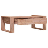 Vidaxl salontafel 110x60x40 cm massief teakhout
