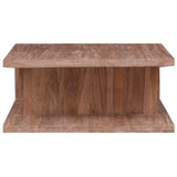 Vidaxl salontafel 70x70x30 cm massief teakhout