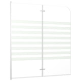 VIDAXL -BAD -MADEN -WAHR VON 120 x 140 cm gehärtetes Glas gestreift