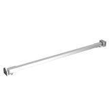 Varilla de estabilización de Vidaxl para la pared del baño 57.5 cm de acero inoxidable