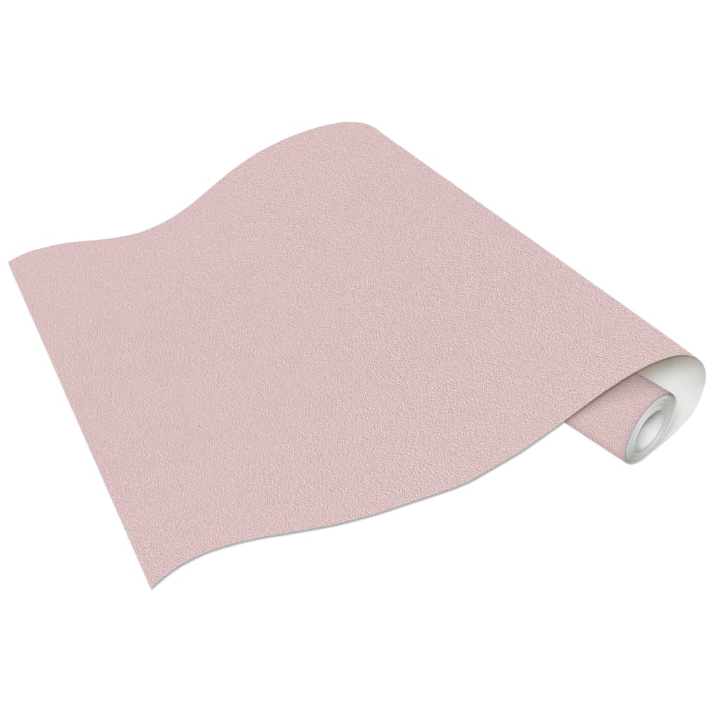 Vidaxl 4 St Fleece Wallpaper Roles 0,53x10 M vanlig blank rosa