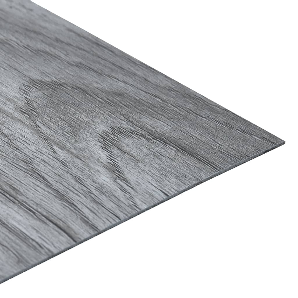 Vidaxl Floorboards auto-adhésif 5,11 m² en PVC gris clair