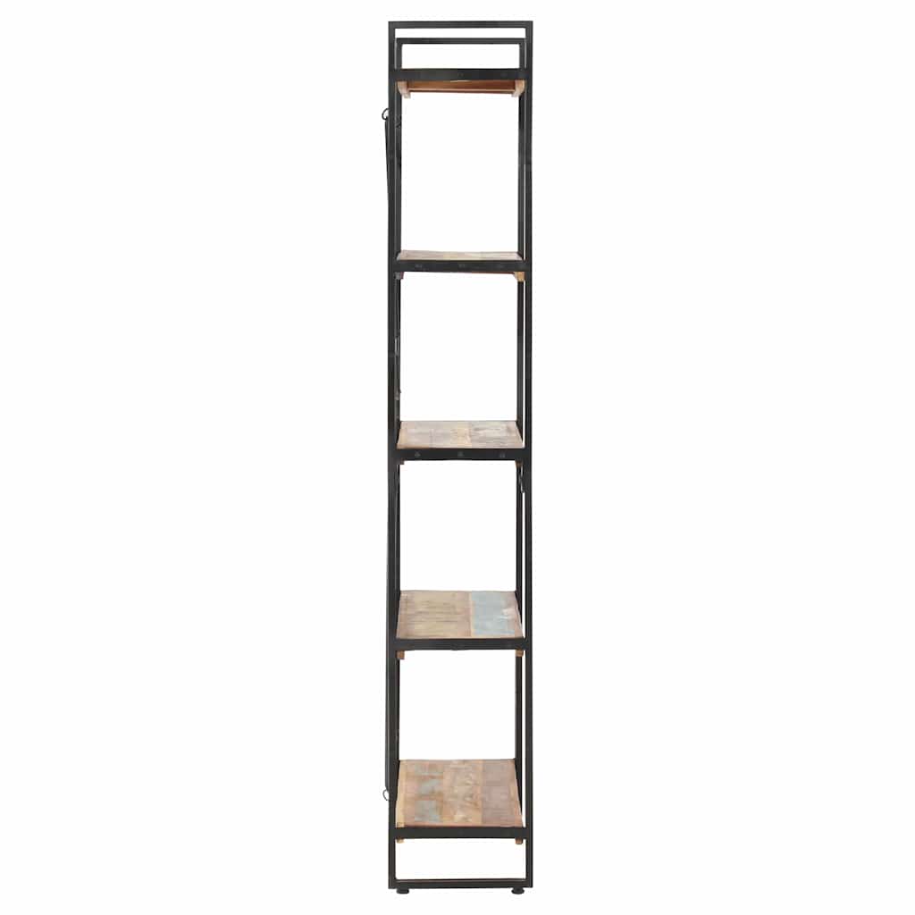 Vidaxl boekenkast met 5 schappen 90x30x180 cm massief gerecycled hout