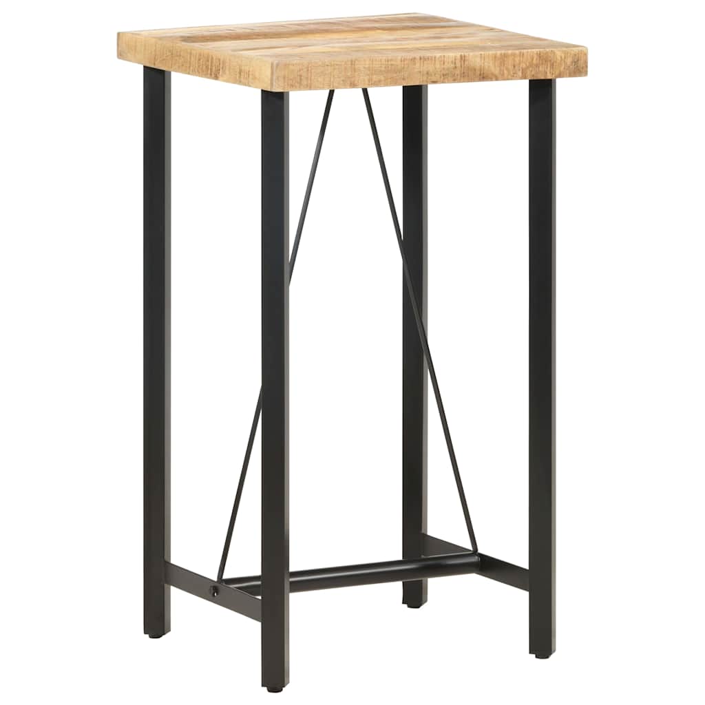 Vidaxl bartafel 60x60x107 cm ruw mangohout