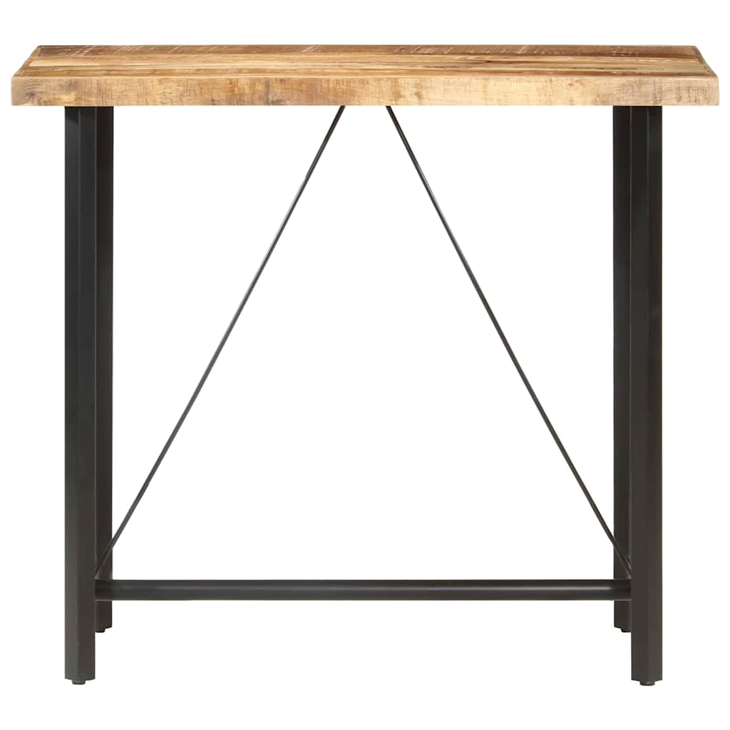 Vidaxl bartafel 120x58x107 cm ruw mangohout