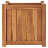 VidaXL Planter raised 40x40x40 cm Solid teak wood