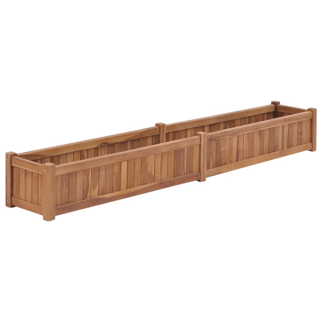 Vidaxl Planter huet 200X30X25 cm nach méi haart Holz zolitt