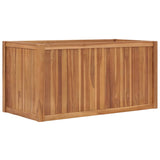 Vidaxl Planter hevet 100x50x50 cm solid teak