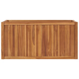 Vidaxl Planter höjde 100x50x50 cm fast teak