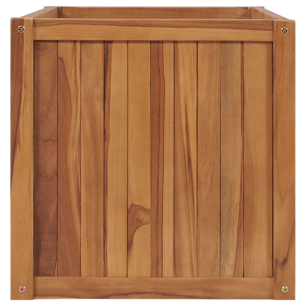 Vidaxl Planter hevet 100x50x50 cm solid teak