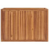 Vidaxl Planter hevet 100x50x70 cm solid teak tre