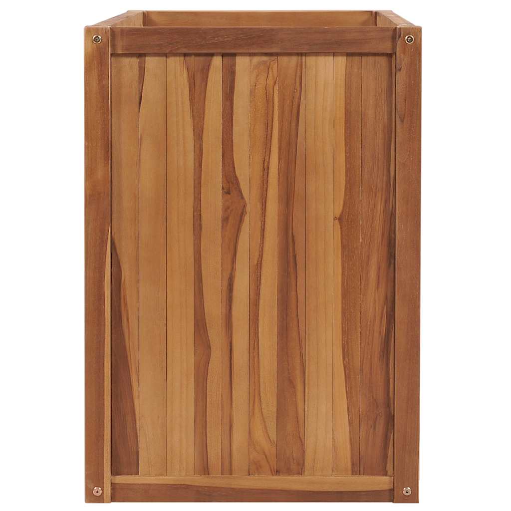 Vidaxl Planter surélevé 100x50x70 cm en bois de teck solide