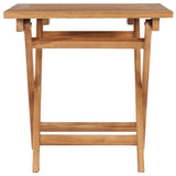Vidaxl tuintafel inklapbaar 45x45x45 cm massief teakhout