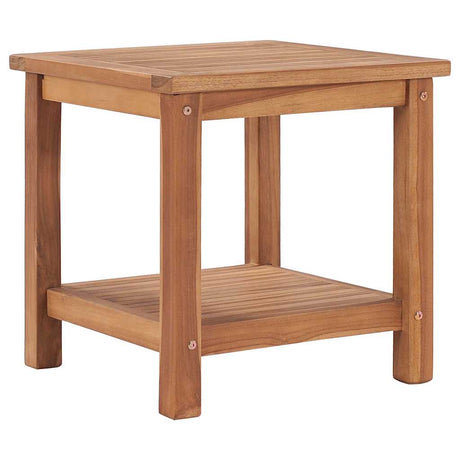 Vidaxl salontafel 45x45x45 cm massief teakhout