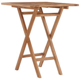 Vidaxl tuintafel inklapbaar 60x60x75 cm massief teakhout
