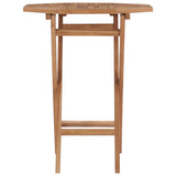 Vidaxl tuintafel inklapbaar 60x60x75 cm massief teakhout