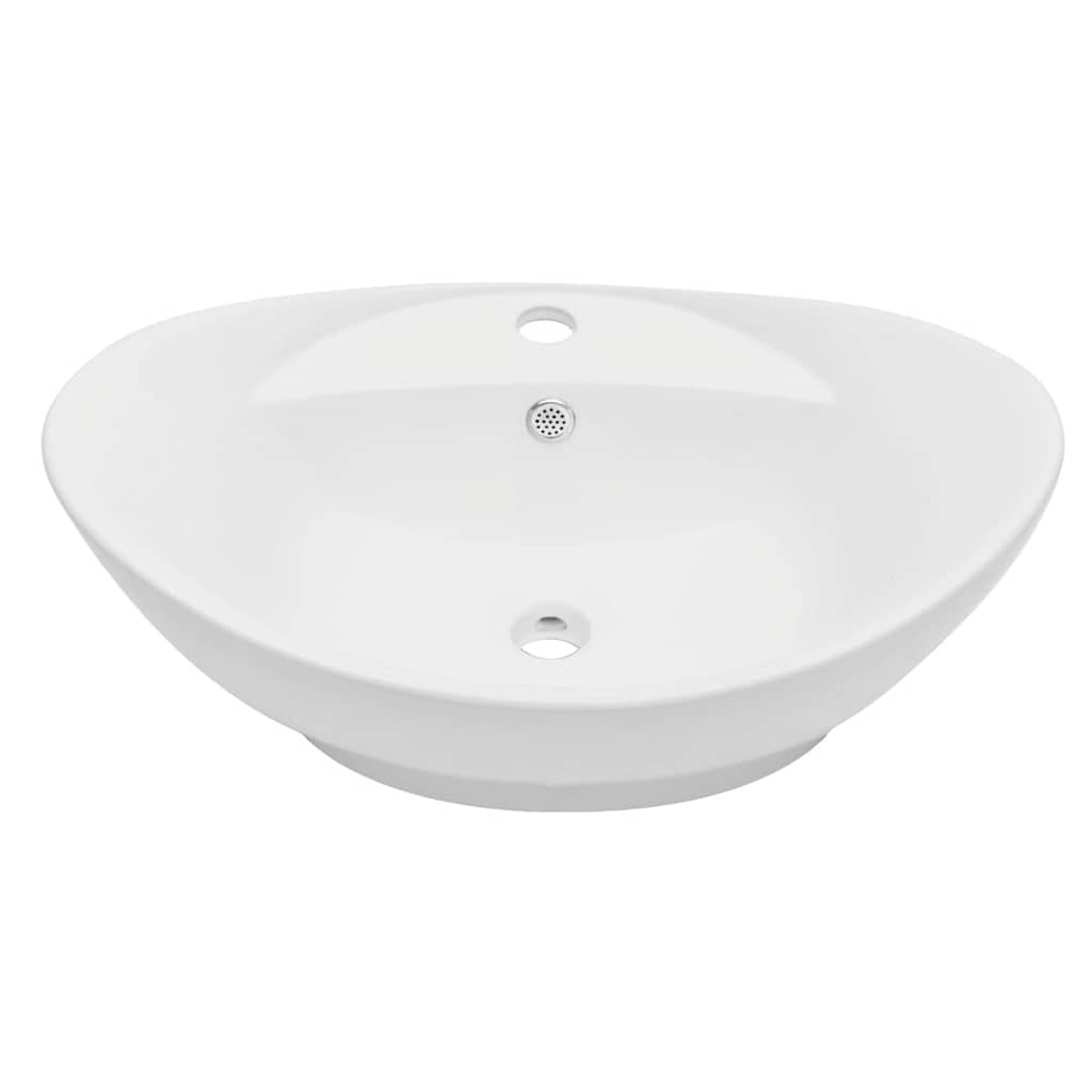 Vidaxl 2-delige badkamermeubelset keramiek zwart