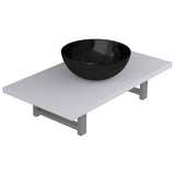 Vidaxl 2-delige badkamermeubelset keramiek wit