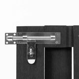 Vidaxl poort 100x80 cm hkc grijs