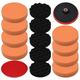 Vidaxl 14-delige polijstpadset 150 mm