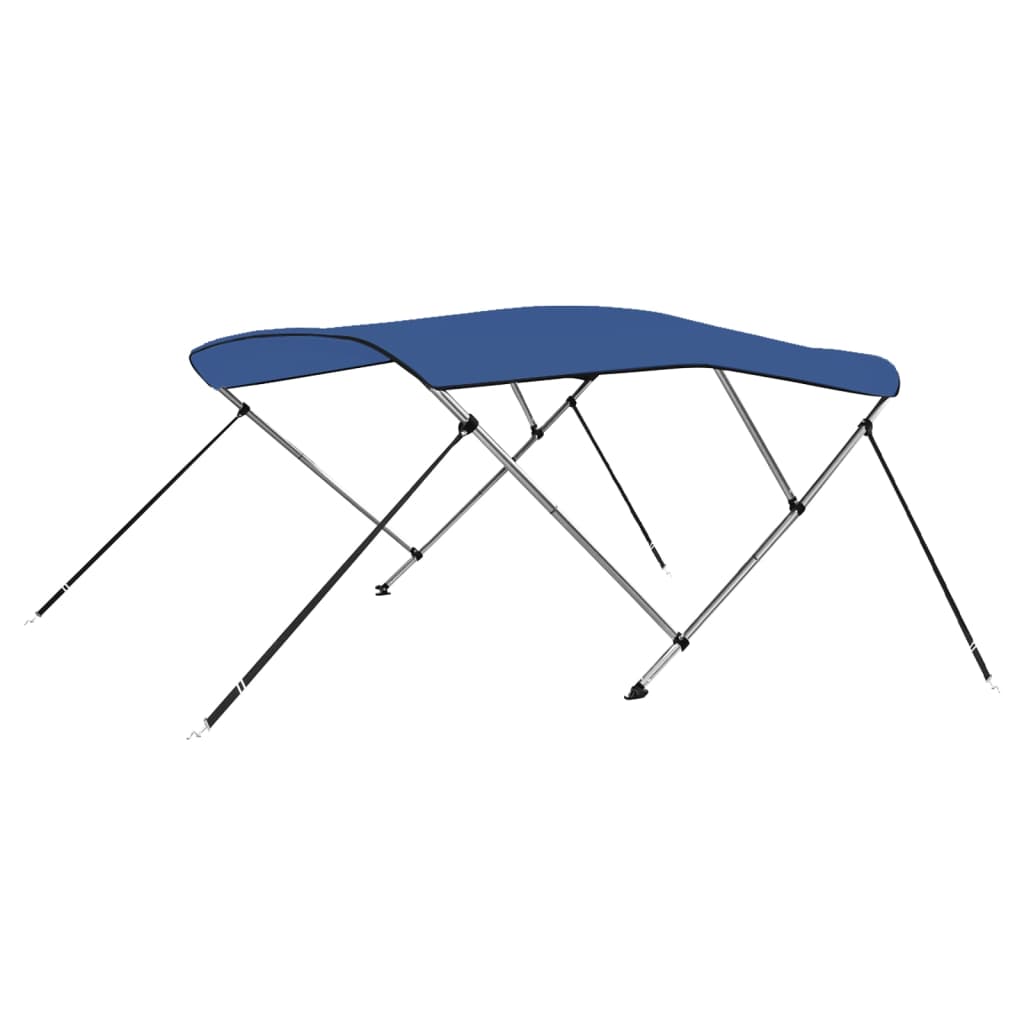 VidaXL Biminitop 3-bows 183x160x137 cm blue