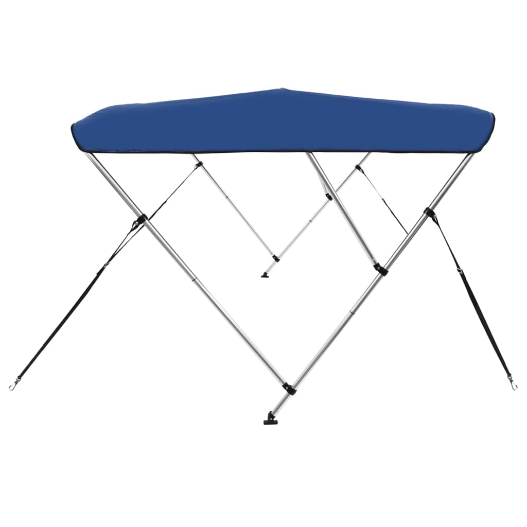 VidaXL Biminitop 3-bows 183x160x137 cm blue