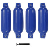 Vidaxl bootstootkussens 4 st 41x11,5 cm pvc blauw