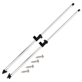 Vidaxl biminitop steunpalen 2 st aluminium