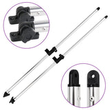 Vidaxl biminitop steunpalen 2 st aluminium