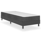 Vidaxl boxspringframe stof grijs 90x200 cm