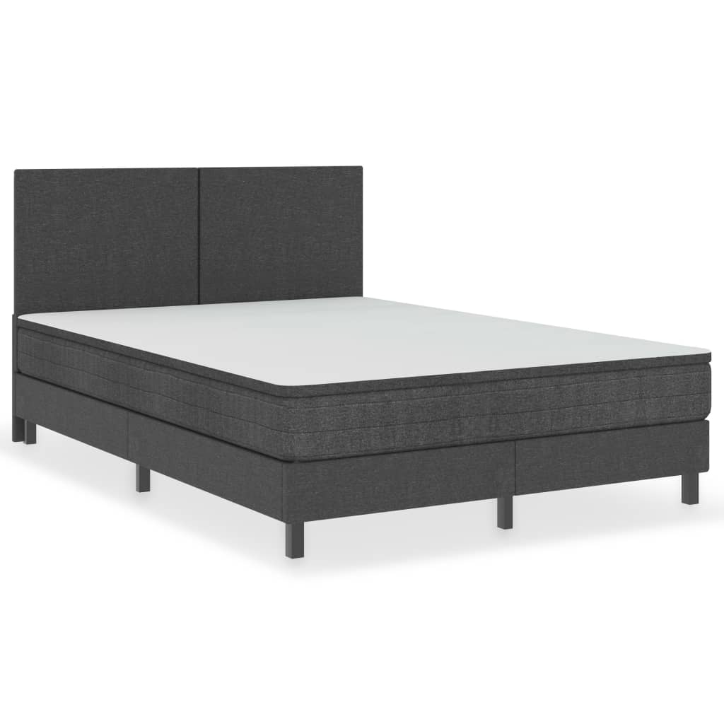 Vidaxl hoofdbord 140x200 cm stof donkergrijs