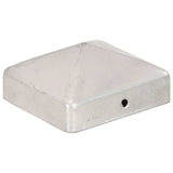 Vidaxl Pile Hoods 6 St Pyramid 71x71 mm Galvanized metal