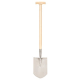 Vidaxl Puntspade T-handle Stainless steel and ash wood