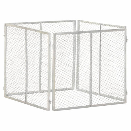 Vidaxl compostbak 85x85x70 cm gegalvaniseerd staal