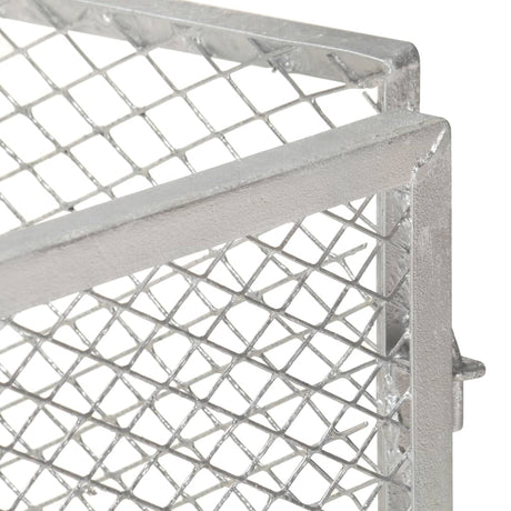 Vidaxl compostbak 85x85x70 cm gegalvaniseerd staal