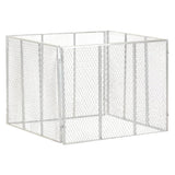 Vidaxl compostbak 100x100x77 cm gegalvaniseerd staal